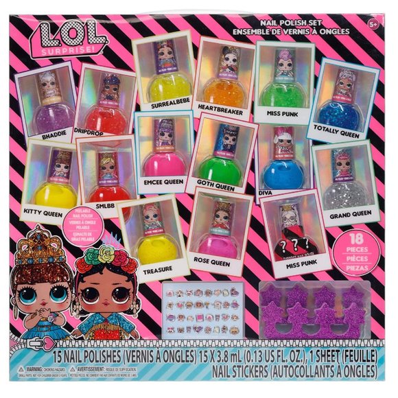 Townley Girl | L.O.L. Surprise! | 18-Piece Nail Polish Set | 15 Fabulous Shades - Picture 1 of 9